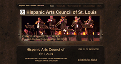Desktop Screenshot of hispanicartscouncilstl.org